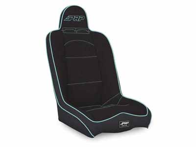 PRP Seats A140110-50-238 Daily Driver High Back Suspension Seat Black and Teal Tweed / PRP Seats A140110-50-238 Seats