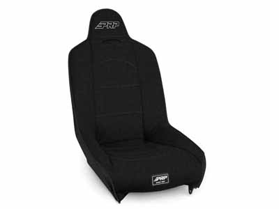 PRP Seats A150110-50 Roadster High Back Suspension Seat All Black 201 201 50 50 PRP Silver Out / PRP Seats A150110-50 Seats