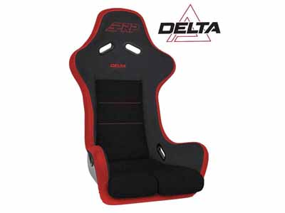 PRP Seats A37F-237 Delta Composite Seat Black and Red / PRP Seats A37F-237 Seats