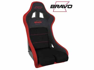 PRP Seats A4502-237 Bravo Composite Seat Black and Red / PRP Seats A4502-237 Seats