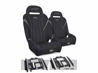 PRP Seats A5701-PORXP-C50S-203 GT/S.E. Suspension Seats Kit for RZR 570 800 900 Pair Black & Gray / PRP Seats A5701-PORXP-C50S-203 Seats