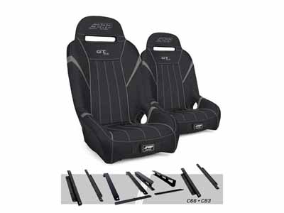 PRP Seats A5701-PORXP-C66-203 GT/S.E. Suspension Seats Kit for Honda Talon Pair Black & Gray / PRP Seats A5701-PORXP-C66-203 Seats