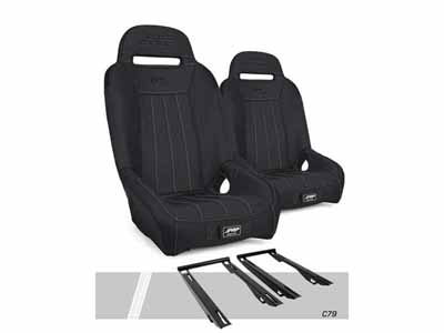 PRP Seats A5701-PORXP-C79-201 GT/S.E. Suspension Seats Kit for Polaris, Pair Black / PRP Seats A5701-PORXP-C79-201 Seats