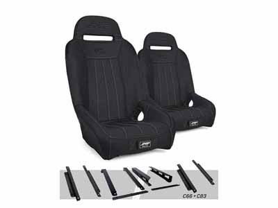 PRP Seats A5701-PORXP-C86-201 GT/S.E. Suspension Seats Kit for Can-Am Maverick X3 Pair Black / PRP Seats A5701-PORXP-C86-201 Seats