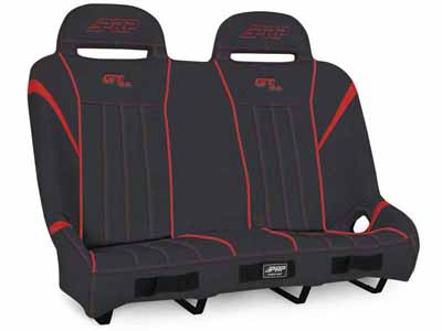 PRP Seats A60-237 GT/S.E. Suspension Bench for Polaris RZR Black and Red / PRP Seats A60-237 Seats
