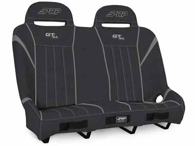 PRP Seats A60-PORXP-QR-203 GT/S.E. Quick Release Rear Suspension Bench Seat for Polaris Black & Gray / PRP Seats A60-PORXP-QR-203 Seats