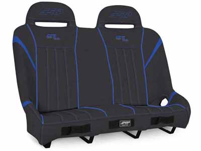 PRP Seats A60-V GT/S.E. Suspension Bench for Polaris RZR Black and Blue / PRP Seats A60-V Seats