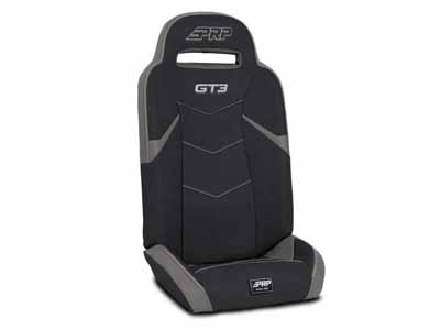 PRP Seats A7208-PORXP-203 GT3 Fold Flat Rear Suspension Seats for Polaris Pair Gray / PRP Seats A7208-PORXP-203 Seats
