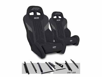 PRP Seats A8001-PORXP-C66-203 XCR Suspension Seats Kit for Honda Talon Pair Black & Gray / PRP Seats A8001-PORXP-C66-203 Seats