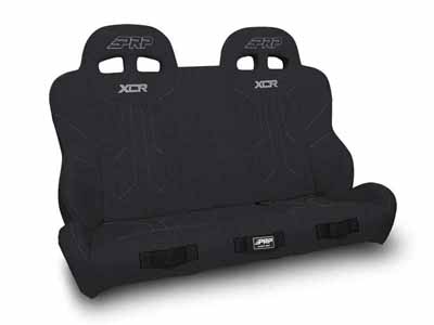 PRP Seats A8201-PORXP-QR-201 XCR Quick Release Rear Suspension Bench Seat for Polaris Black / PRP Seats A8201-PORXP-QR-201 Seats