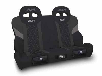 PRP A8201-PORXP-QR-203-SDFP XCR Quick Release Rear Susp Bench Seat W/Front Pockets for RZR Gray / PRP Seats A8201-PORXP-QR-203-SDFP Seats
