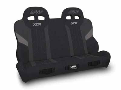 PRP Seats A8201-PORXP-QR-203 XCR Quick Release Rear Suspension Bench Seat for Polaris Black and Gray / PRP Seats A8201-PORXP-QR-203 Seats
