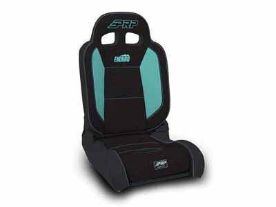 PRP Seats A8701044-50-238 EnduroDaily Reclining Suspension Seat Black and Teal Tweed Driver / PRP Seats A8701044-50-238 Seats