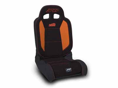 PRP Seats A8701045-50-207 EnduroDaily Reclining Suspension Seat Black and Orange Tweed Passenger / PRP Seats A8701045-50-207 Seats