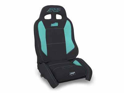 PRP Seats A9001045-201-238 EnduroCrawl Reclining Suspension Seat Black and Teal Vinyl Passenger / PRP Seats A9001045-201-238 Seats