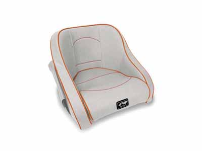 PRP Seats AB21601P-207 Hydro Lite Classic Boat Seat with Side Pockets, Orange / PRP Seats AB21601P-207 Boat Seats