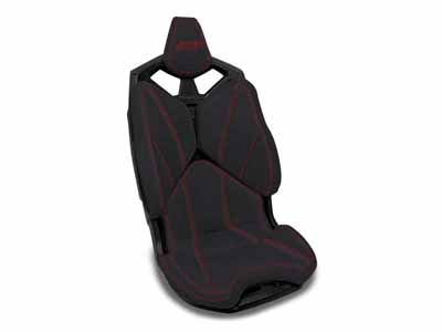 PRP Seats B003-01 Front Seat Covers for 2020-2024 Polaris, Pair Black with Red Stitch / PRP Seats B003-01 Seat Cover