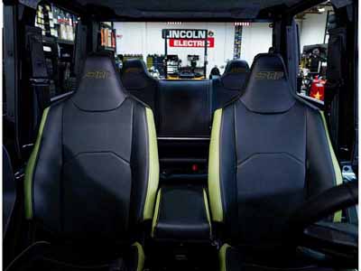 PRP Seats B004-04 Front Seat Covers for Polaris XPEDITION Pair Black and Olive / PRP Seats B004-04 Seat Cover