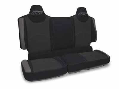 PRP Seats B005-03 Rear Bench Seat Covers for Polaris XPEDITION Black and Gray / PRP Seats B005-03 Seat Cover