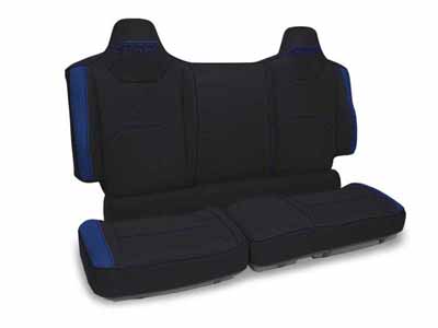 PRP Seats B005-06 Rear Bench Seat Covers for Polaris XPEDITION Black and Blue / PRP Seats B005-06 Seat Cover