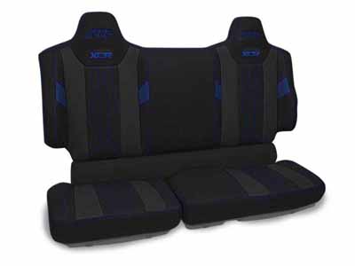 PRP Seats B006-206 XCR Rear Bench Seat Covers for Polaris XPEDITION Black and Blue / PRP Seats B006-206 Seat Cover