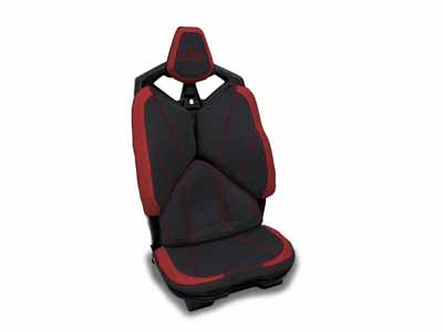 PRP Seats B010-04 Rear Seat Covers for 2020-2024 Polaris Pair Black and Red / PRP Seats B010-04 Seat Cover