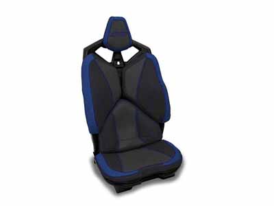 PRP Seats B010-05 Rear Seat Covers for 2020-2024 Polaris Pair Black and Blue / PRP Seats B010-05 Seat Cover