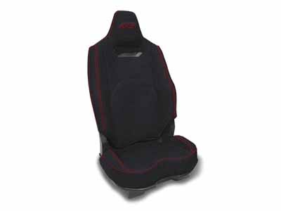 PRP Seats B013-01 Rear Seat Covers for 2025+ RZR PRO XP, PRO R, PRO S (Pair) Black W/Red Stitch / PRP Seats B013-01 Seat Cover