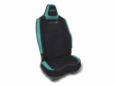 PRP Seats B013-08 Rear Seat Covers for 2025+ Polaris RZR PRO XP, PRO R, PRO S (Pair) Black and Teal / PRP Seats B013-08 Seat Cover
