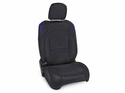 PRP Seats B040-08 Front Seat Covers for Wrangler JLU 4-Dr Gladiator W/Molle Back Pair Black & Purple / PRP Seats B040-08 Seat Cover