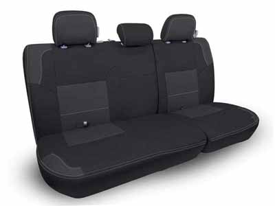PRP Seats B052-03 Rear Bench Cover for 12-15 Toyota Tacoma Double Cab Black and Gray / PRP Seats B052-03 Seat Cover