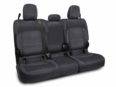 PRP Seats B055-03 Rear Bench Cover for Jeep Gladiator JT, with no Armrest Black and grey / PRP Seats B055-03 Seat Cover