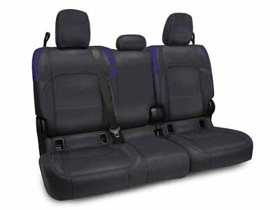 PRP Seats B055-08 Rear Bench Cover for Jeep Gladiator JT, with no Armrest Black and Purple / PRP Seats B055-08 Seat Cover