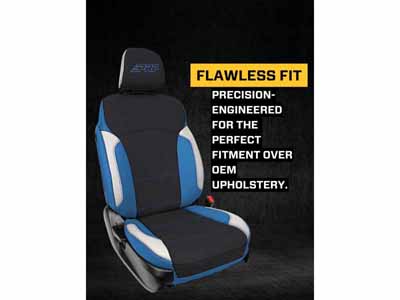 PRP Seats B080-01 Front Seat Covers for 2013-2017 Subaru Crosstrek Pair Black with Red Stitch / PRP Seats B080-01 Seat Cover