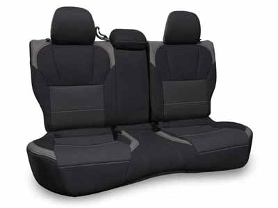 PRP Seats B083-03 Rear Bench Seat Cover for 2018-2023 Subaru Crosstrek Black and Gray / PRP Seats B083-03 Seat Cover