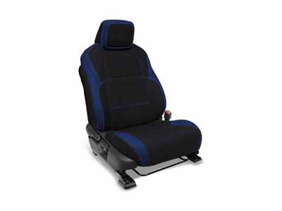 PRP Seats B088-06 Front Seat Covers for 2024 Toyota Tacoma Pair -Â Black and Blue / PRP Seats B088-06 Seat Cover