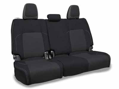 PRP Seats B089-03 Rear Bench Covers for 2024 Toyota Tacoma Black and Gray / PRP Seats B089-03 Seat Cover