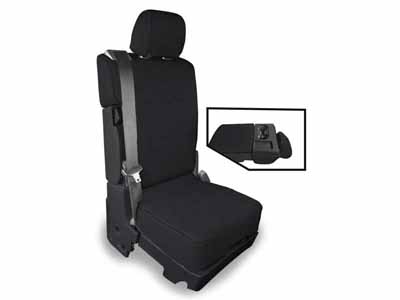 PRP Seats B095-02 Center Jump Seat Cover w/ Standard Console for 2015+ F150, 2017+ Super Duty, Black / PRP Seats B095-02 Seat Cover