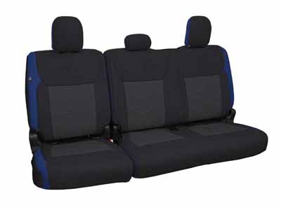 PRP Seats B096-04 Rear Bench Seat Covers for 2021-Present Ford F150, 2023-Present Super Duty, Blue / PRP Seats B096-04 Seat Cover