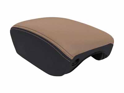 PRP Seats B103-04 Center Console Cover for 2018+ Wrangler JL and Gladiator JT Black and tan / PRP Seats B103-04 Console Cover