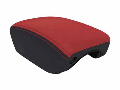 PRP Seats B103-05 Center Console Cover for 2018+ Wrangler JL and Gladiator JT Black and red / PRP Seats B103-05 Console Cover