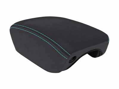 PRP Seats B103-09 Center Console Cover for 2018+ Wrangler JL and Gladiator JT Black and Teal / PRP Seats B103-09 Console Cover