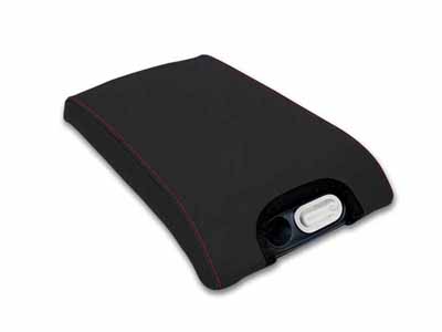 PRP Seats B107-01 Center Console Cover for 2010-14 Ford Raptor Black with Red Stitch / PRP Seats B107-01 Console Cover