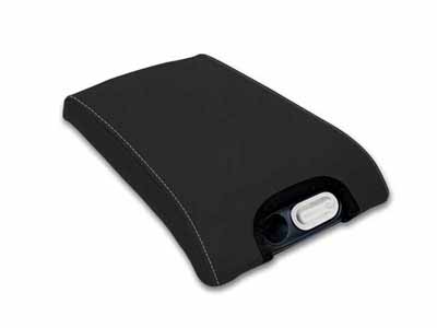PRP Seats B107-06 Center Console Cover for 2010-14 Ford Raptor Black with Silver Stitch / PRP Seats B107-06 Console Cover
