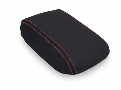 PRP Seats B110-04 Center Console Cover for 2013-2017 Subaru Crosstrek Black with Orange Stitch / PRP Seats B110-04 Console Cover