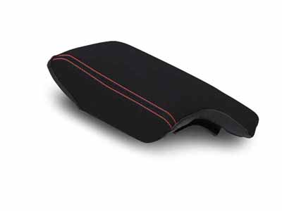 PRP Seats B111-04 Center Console Cover for 2018-2023 Subaru Crosstrek Black with Orange Stitch / PRP Seats B111-04 Console Cover