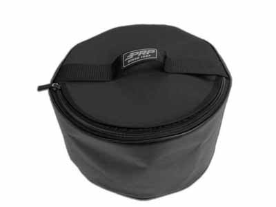 PRP Seats E101 Spare Tire Storage Bag 8.5 x 13 Inch Black Vinyl Coated Nylon / PRP Seats E101 Spare Tire Bag