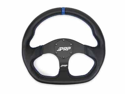 PRP Seats G241 Comp R LeatherÂ Steering Wheel 13 Inch Diameter Blue / PRP Seats G241 Steering Wheel