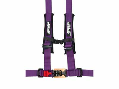 PRP Seats SB4.2LL-PU 4.2 Harness with Latch and Link Lap Belt, Purple / PRP Seats SB4.2LL-PU Seat Belt Harness