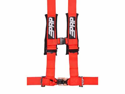 PRP Seats SB4.3R 4.3 Harness 4 point Harness with 3 inch Belts Red / PRP Seats SB4.3R Seat Belt Harness